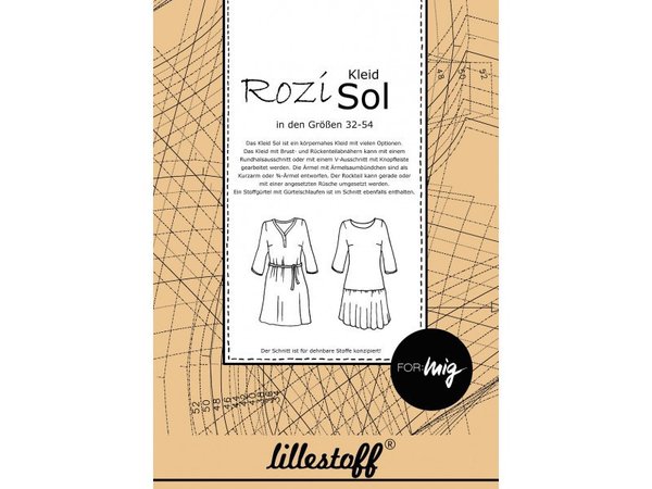 Papierschnittmuster Kleid Rozi SOL
