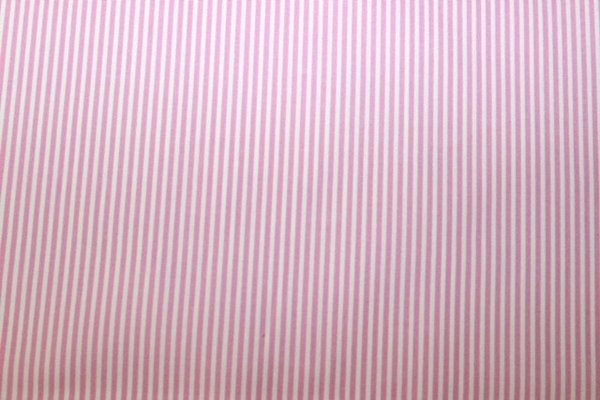 Baumwollstoff Streifen rosa/ weiß