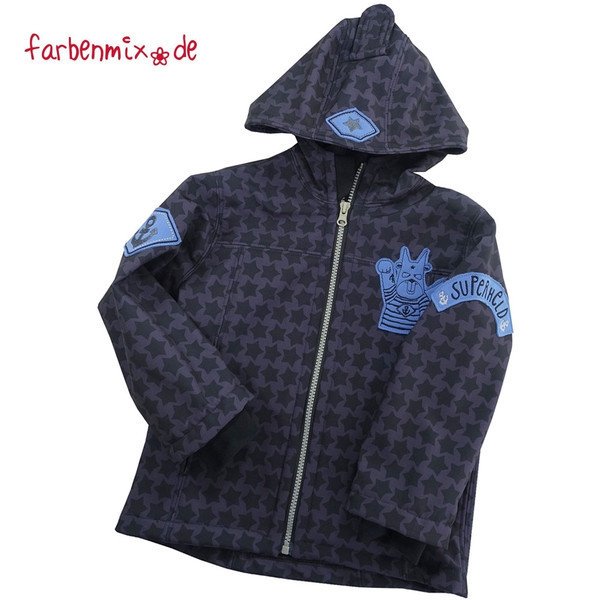 0,9m Staaars by farbenmix **NANO-Softshell**, Softshell