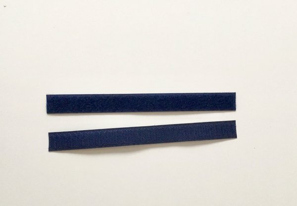 20 mm breites Klettband, dunkelblau