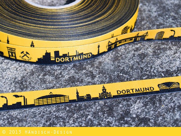 Webband Skyline Dortmund schwarz / gelb