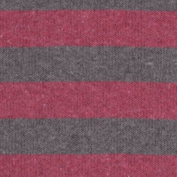 LENN Feinstrick Streifen rosa grau